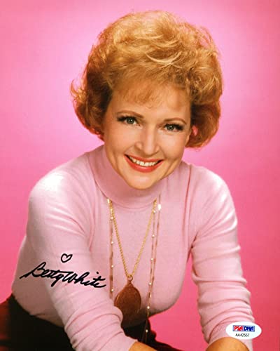 Betty White The Golden Girls Authentic Signed 8x10 Photo PSA/DNA #AA42557