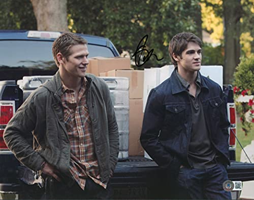 Steven R. McQueen The Vampire Diaries Authentic Signed 11x14 Photo BAS #BB22950