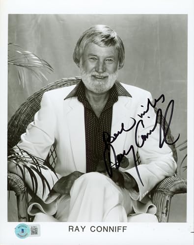 Ray Conniff Musician Authentic Signed 8x10 Black & White Photo BAS #BL76517