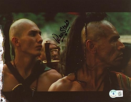 Wes Studi The Last of the Mohicans Signed 8x10 Photo Damaged BAS #BJ32690