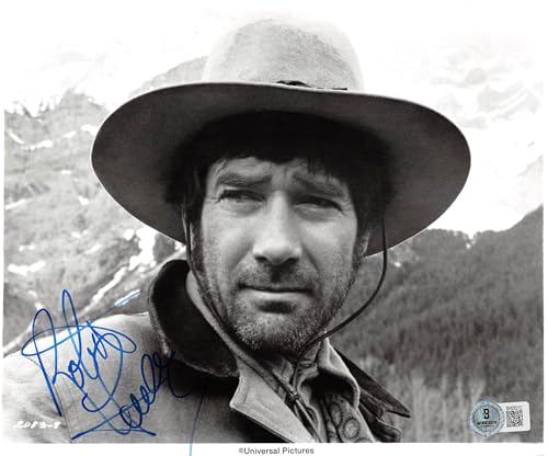 Robert Fuller Mustang Country Authentic Signed 8x9.5 Photo BAS #BN29212