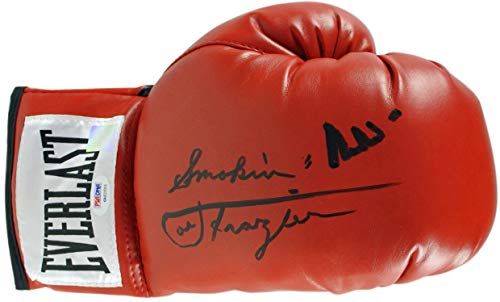Muhammad Ali & "Smokin" Joe Frazier Authentic Signed Boxing Glove PSA #6A62553