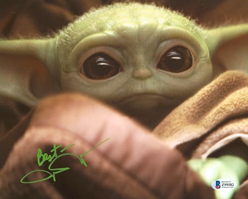 John Rosengrant The Mandalorian "Best" Authentic Signed 8x10 Photo BAS #Z99582