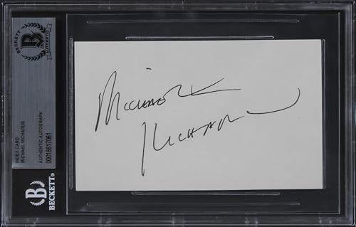 Michael Richards Seinfeld Authentic Signed 3x5 Index Card BAS Slabbed 1