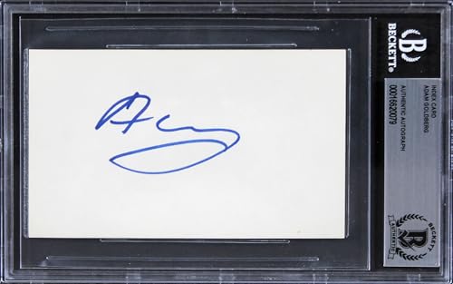 Adam Goldberg Saving Private Ryan Authentic Signed 3x5 Index Card BAS Slabbed 1