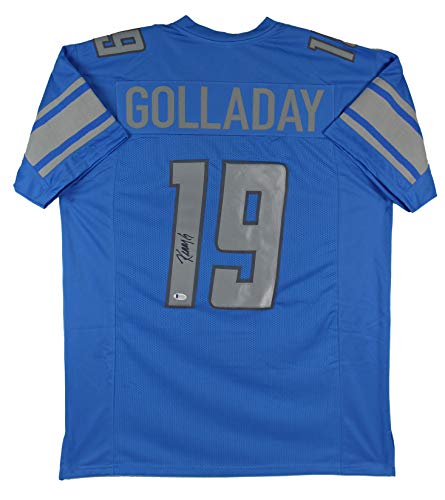 Kenny Golladay Authentic Signed Blue Pro Style Jersey Autographed BAS Witnessed