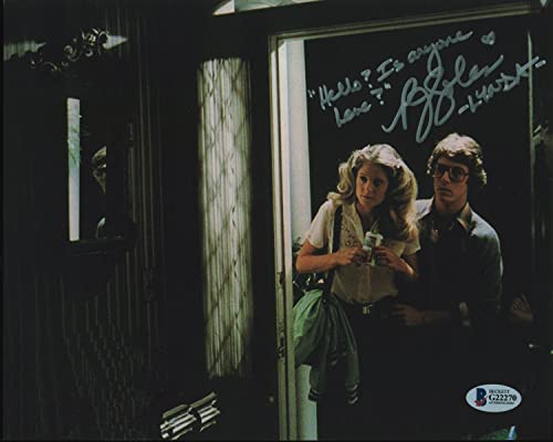 P.J. Soles Halloween Hello? Is anyone home?  Lynda Signed 8x10 Photo BAS #G22270