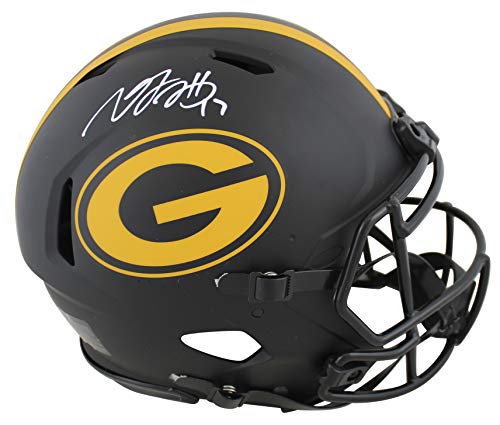 Packers Davante Adams Signed Eclipse Full Size Speed Proline Helmet JSA Witness