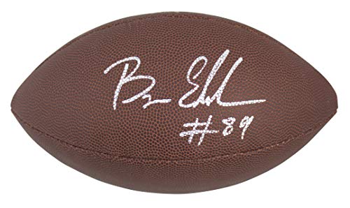 Raiders Bryan Edwards Authentic Signed Super Grip Nfl Football BAS Witnessed