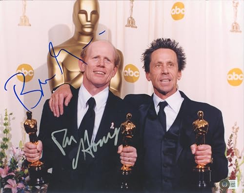 Ron Howard & Brian Grazer Authentic Signed 11x14 Photo Autographed BAS #BJ084564