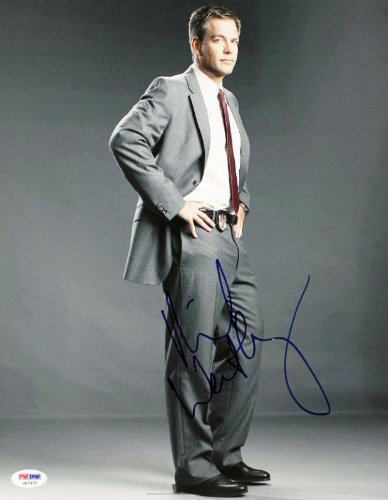 Michael Weatherly NCIS Signed Authentic 11X14 Photo Autographed PSA/DNA #S87475