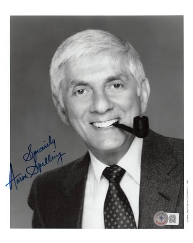 Aaron Spelling Beverly Hills 90210 "Sincerely" Signed 8x10 Photo BAS #BK03959