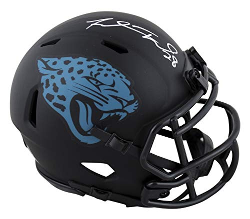 Jaguars Fred Taylor Authentic Signed Eclipse Speed Mini Helmet BAS Witnessed