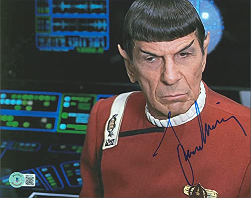 Leonard Nimoy Star Trek Authentic Signed 8x10 Photo Autographed BAS #BB83021