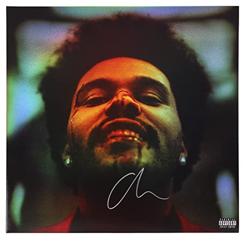 The Weeknd Authentic Signed After Hours Album Cover Autographed JSA #AI58286