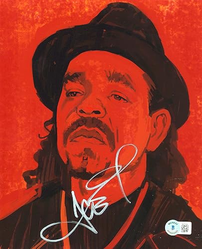 Ice-T Body Count Authentic Signed 8x10 Photo Autographed BAS #BH01691