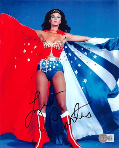 Lynda Carter Wonder Woman Authentic Signed 8x10 Photo Autographed BAS #BL76507