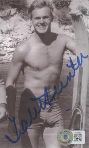 Tab Hunter Damn Yankees Authentic Signed 3.25x5.5 Photo Autographed BAS #BK43305