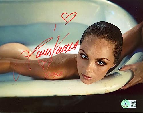 Laura Vandervoort Smallville "XOXO" Signed 8x10 Sexy Photo BAS #BC13983