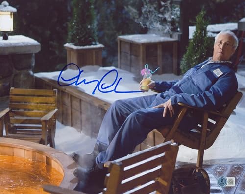 Chevy Chase Hot Tub Time Machine Signed 11x14 Horizontal Hot Tub Photo BAS Wit
