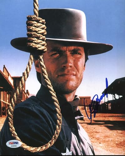 Clint Eastwood Good, the Bad & the Ugly Signed 8x10 Photo Auto 10! BAS #AC26952