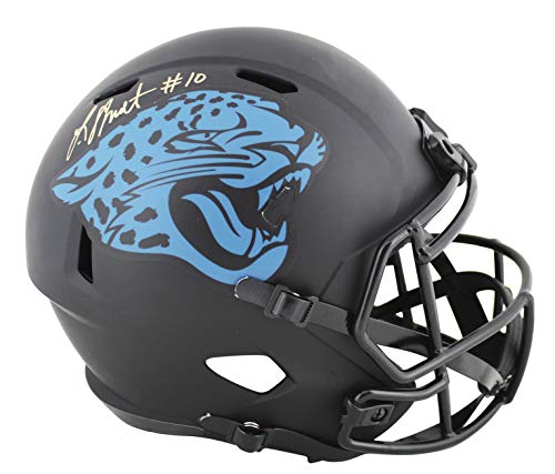 Jaguars Laviska Shenault Jr. Signed Eclipse Full Size Speed Rep Helmet BAS Wit