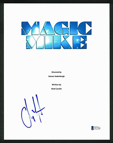 Channing Tatum Authentic Signed Magic Mike 8.5x11 Script Cover BAS #D17284