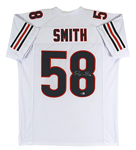 Roquan Smith Authentic Signed White Pro Style Jersey Autographed BAS Witnessed