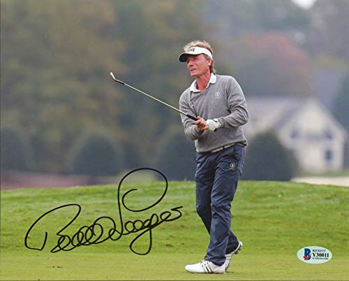 Bernhard Langer PGA Golf Authentic Signed 8x10 Photo Autographed BAS #Y30011