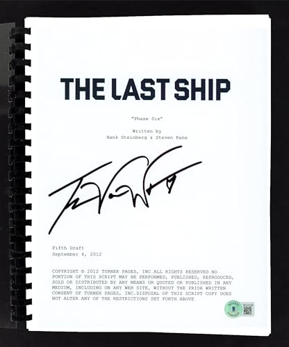 Travis Van Winkle Authentic Signed The Last Ship Pilot Tv Script BAS #BF24108