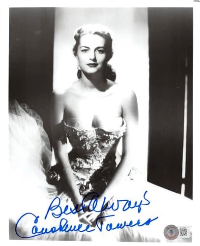 Constance Towers The Naked Kiss "Best Always" Signed 8x10 Photo BAS #BL44735