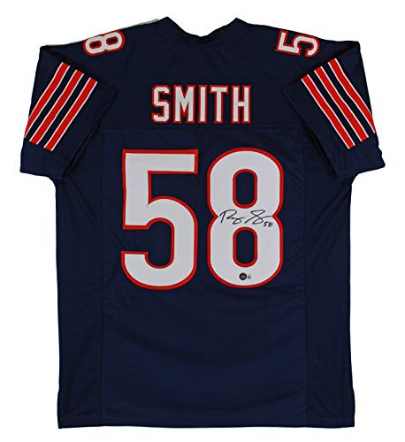 Roquan Smith Authentic Signed Navy Blue Pro Style Jersey Autographed BAS Wit