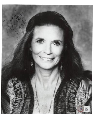 June Carter Cash Authentic Signed 8x10 Photo Autographed BAS #BL76428