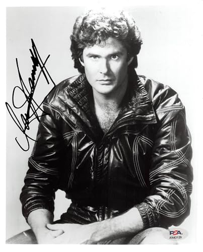 David Hassellhoff Knight Rider Authentic Signed 8x10 Photo PSA/DNA #AN43129
