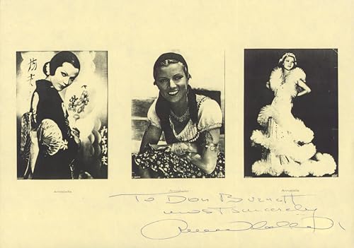 Annabella Le Million "To Don Burnett" Signed 8.5x11.5 Photo BAS #BM38071