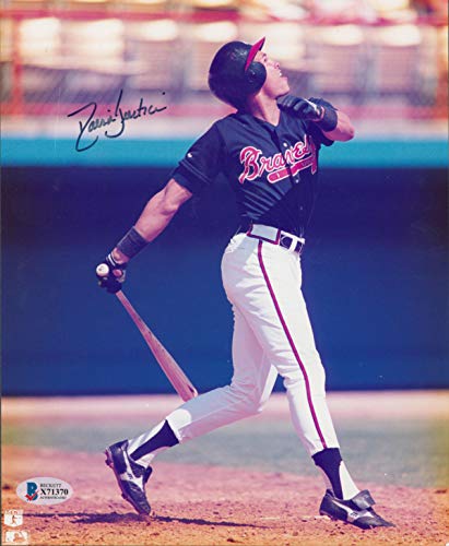 Braves David Justice Authentic Signed 8x10 Photo Autographed BAS #X71370