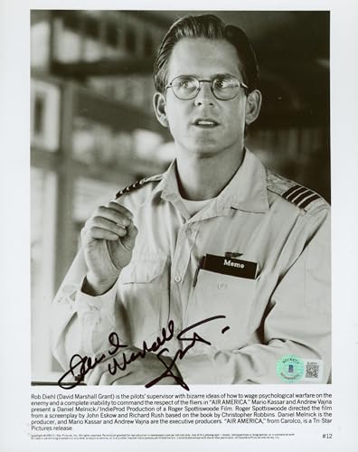 David Marshall Grant Air America Authentic Signed 8x10 Photo BAS #BL96201