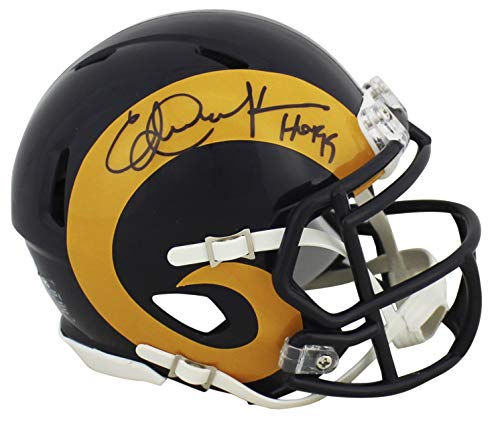 Rams Eric Dickerson "HOF 99" Authentic Signed Speed Mini Helmet BAS Witnessed HOLIDAY DOORBUSTER