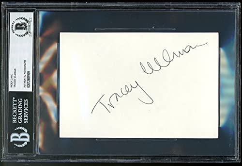 Tracy Ullman Into the Woods Authentic Signed 4x6 Index Card Autographed BAS Slab