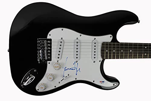 James Taylor Authentic Signed Black Electric Guitar Autographed BAS #S38176