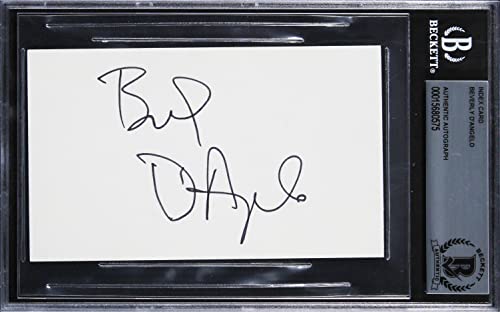 Beverly D'Angelo Christmas Vacation Signed 3x5 Index Card BAS Slabbed 1