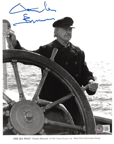Charles Bronson The Sea Wolf Authentic Signed 8x10 Photo BAS #AC26899