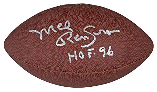 Cowboys Mel Renfro "HOF 96" Signed Wilson Super Grip Nfl Football BAS Witnessed