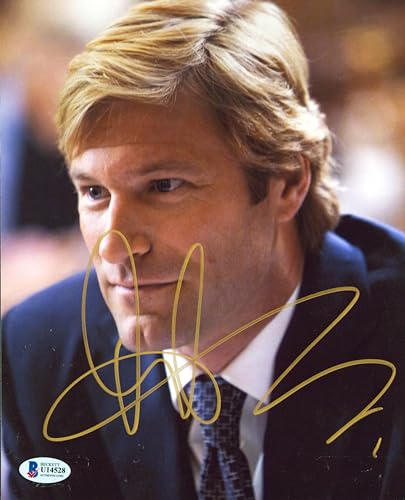 Aaron Eckhart Batman The Dark Knight Authentic Signed 8x10 Photo BAS #U14528