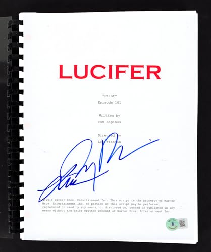 Len Wiseman & Jerry Bruckheimer Lucifer Signed Movie Script BAS #BK02170