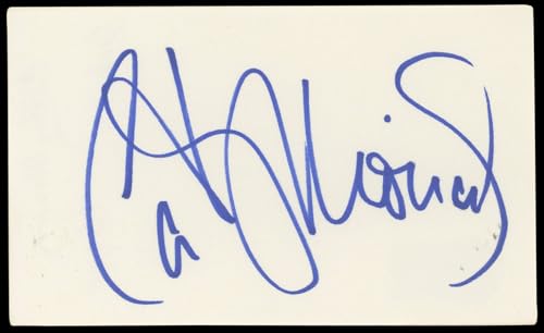 Cathy Moriarty Raging Bull Authentic Signed 3x5 Index Card BAS #BN89112