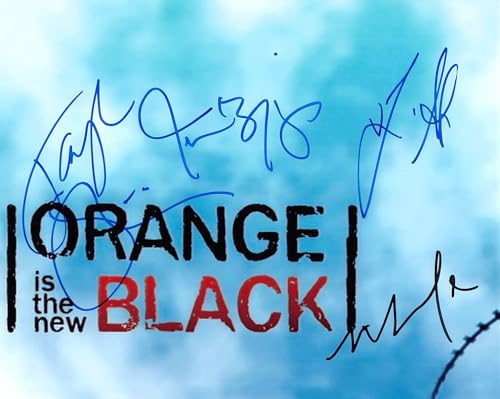 Orange is the New Black (4) Schilling, Biggs +2 Signed 8x10 Photo BAS #AD64041