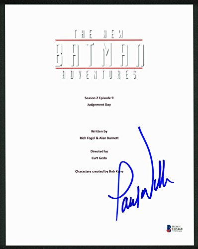 Paul Williams Signed The New Batman Adventures TV Script Cover BAS #E85468