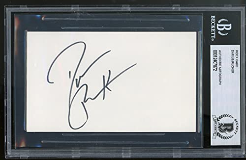 Darius Rucker Hootie and the Blowfish Authentic Signed 3x5 Index Card BAS Slab