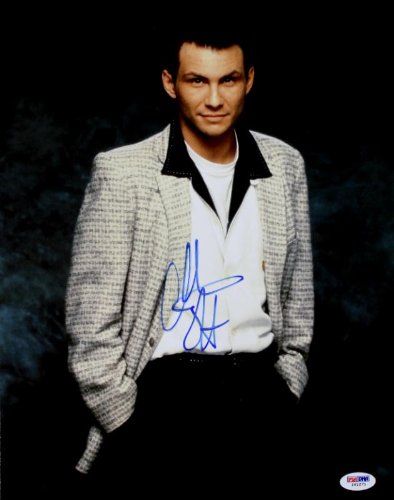 Christian Slater Signed Authentic 11X14 Photo Autographed PSA/DNA #I61271